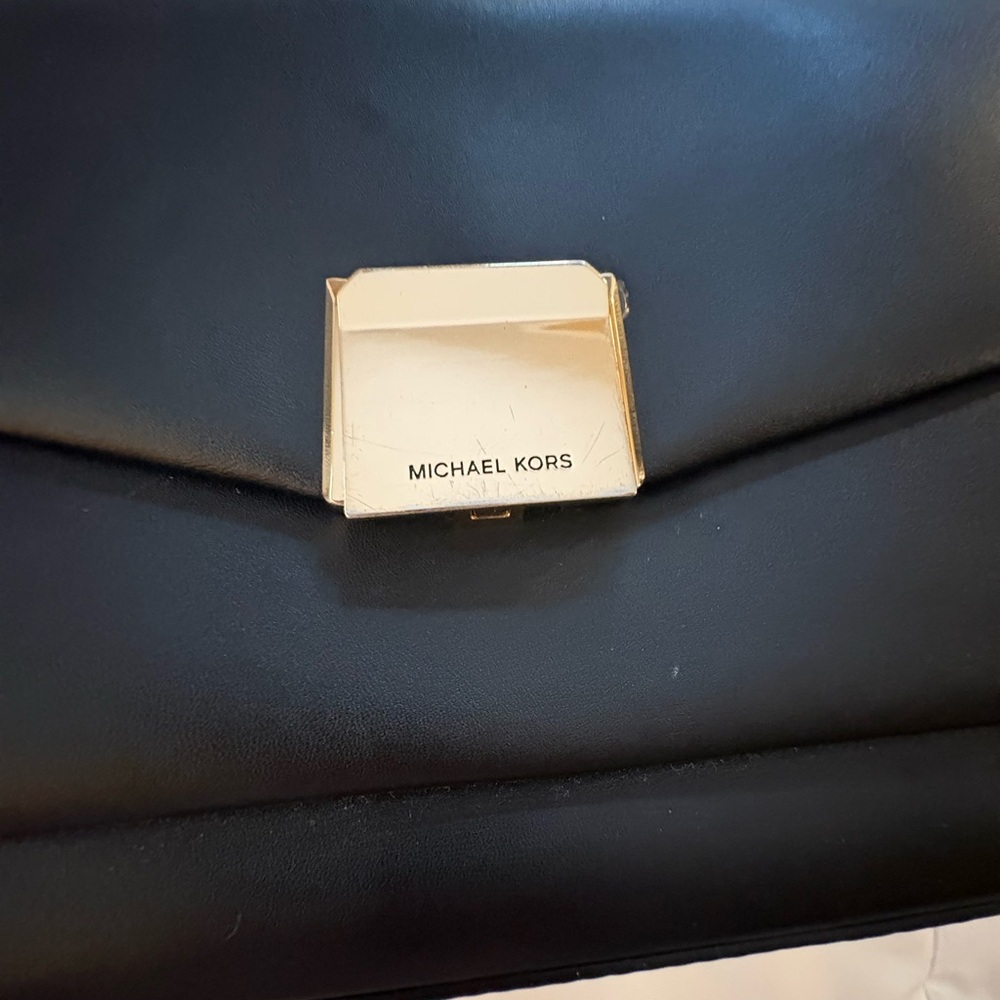 Michael Kors Lita Crossbody with Gold Accent - Removable Strap - Picture 12 of 16